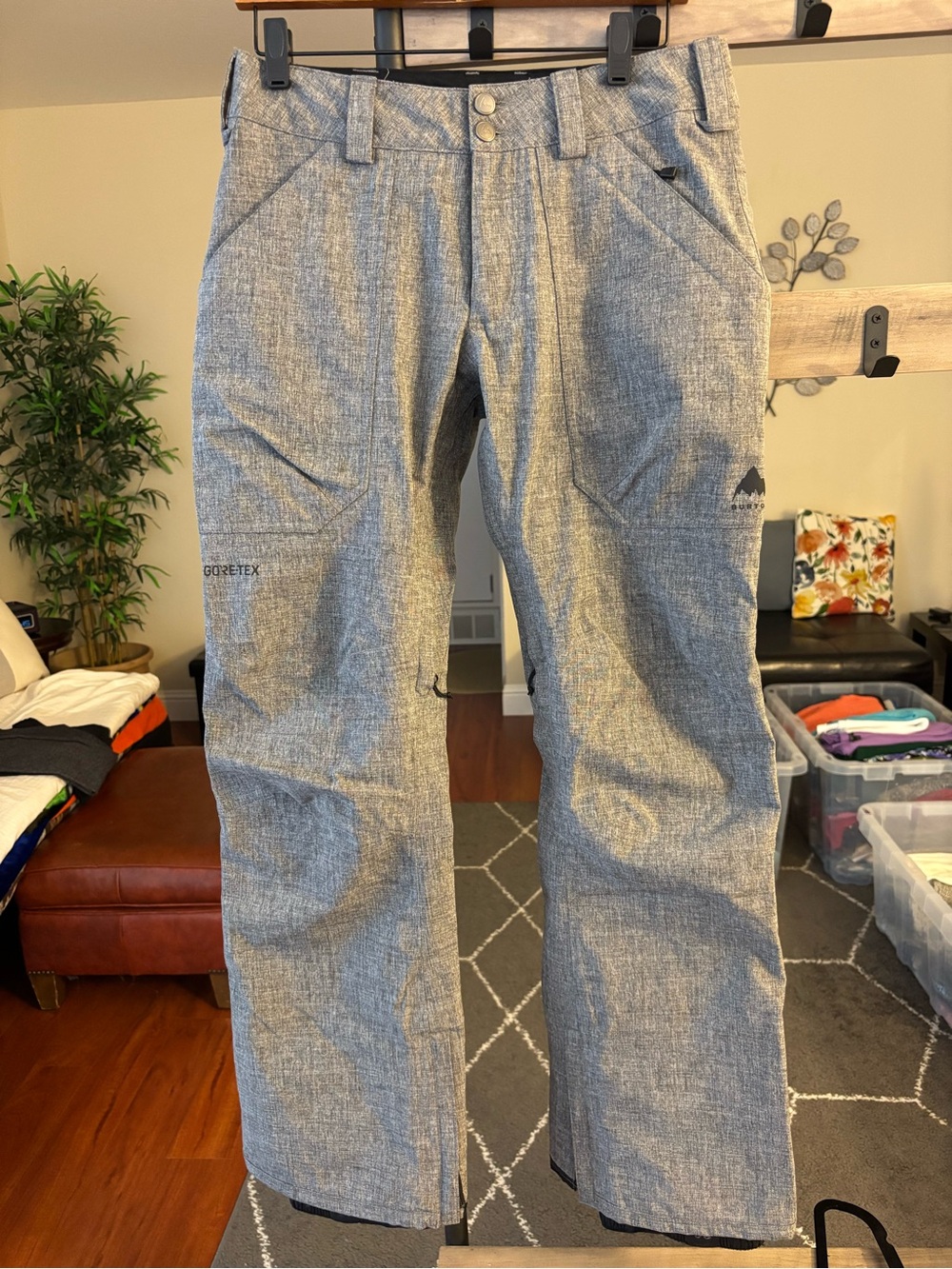 Burton Gore-tex Snow Cargo Pants in Gray XS